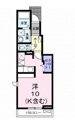 フィオーレ東口の物件間取画像